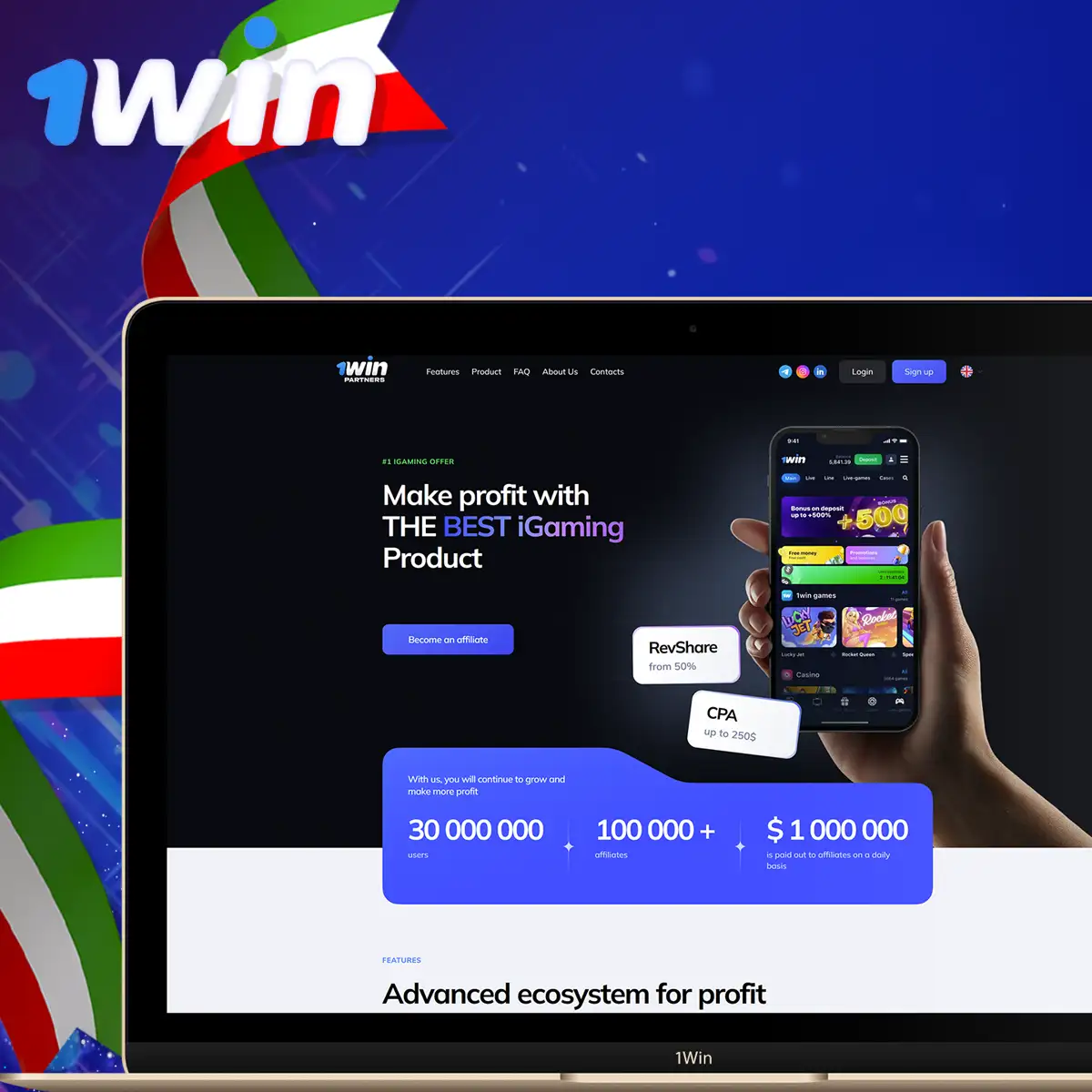 Come funziona il programma di affiliazione 1Win Italy