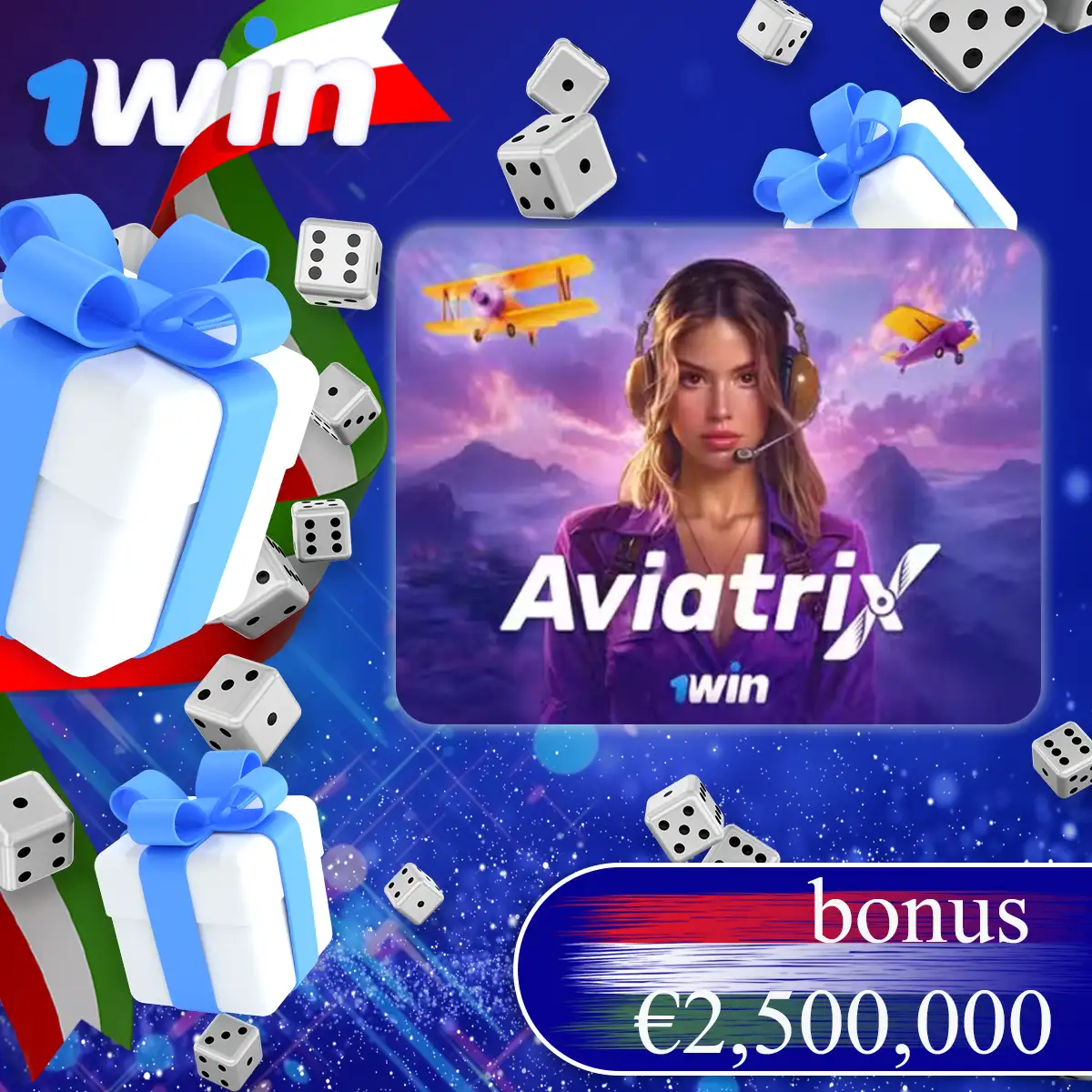 2,500,000 euros as bonus prizes at Aviatrix