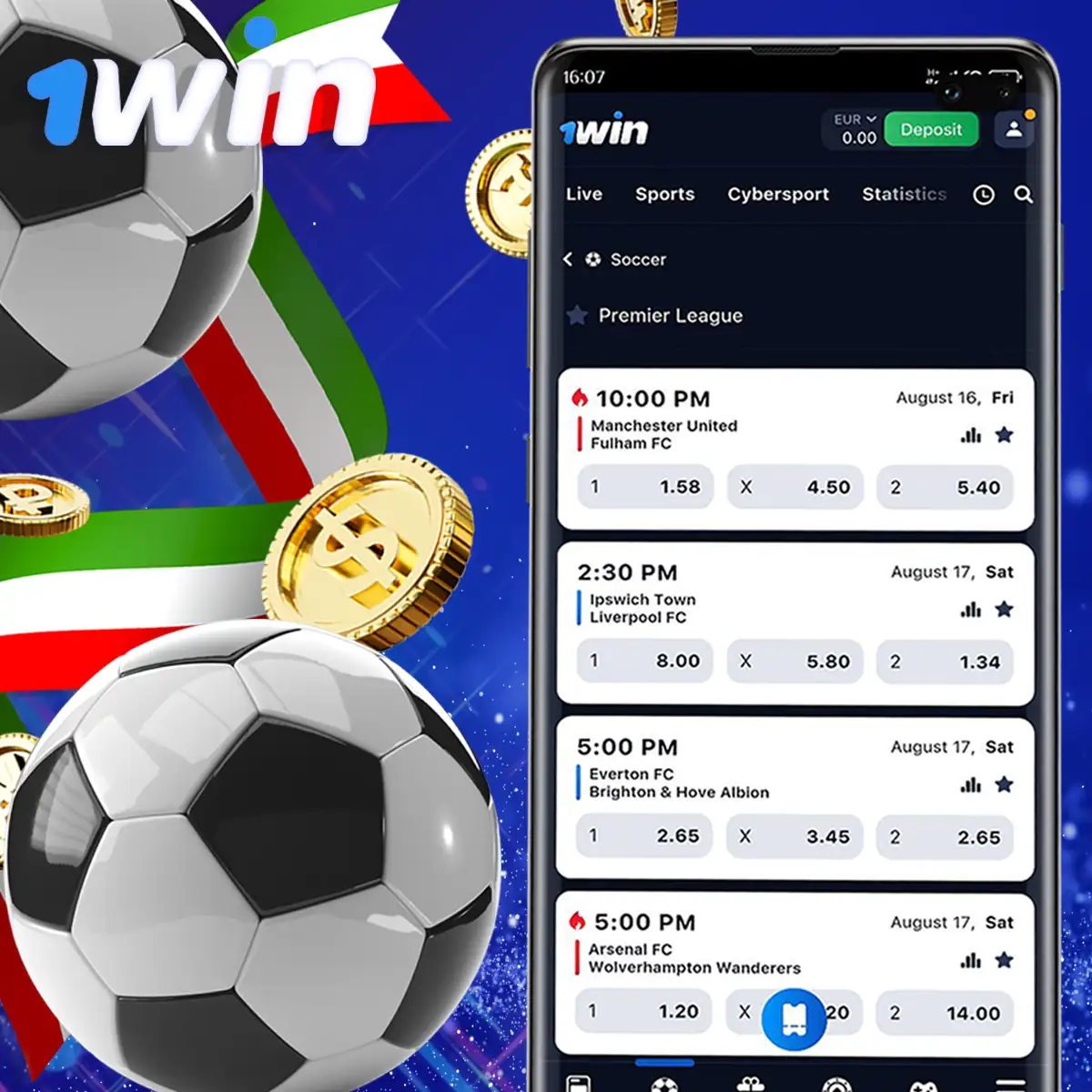 Betting on soccer